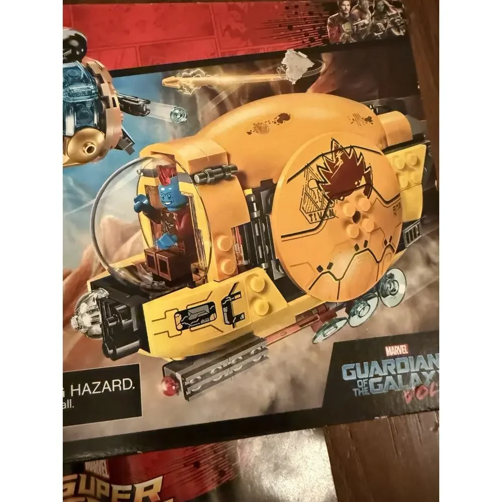 LEGO Marvel 76080 Ayesha's Revenge 323pc Guardians Vol. 2 OPENED / Partial Set